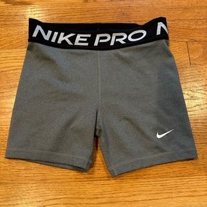 Girls Nike Pro Shorts